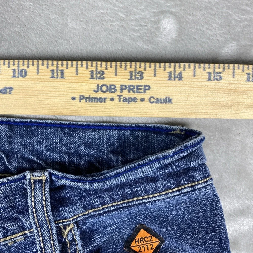 Wrangler FR Men's 30x32 Flame Resistant FR77MTM 17 ATPV Work Denim Blue Jeans